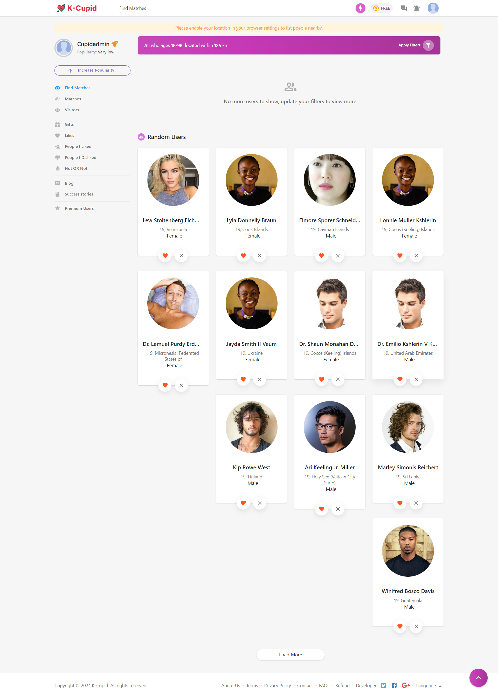 글로벌 소셜데이트 (K-Cupid)